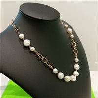 Collana Vidali Gioielli Donna in Argento Perla COAR-27-34 - COAR-27-34